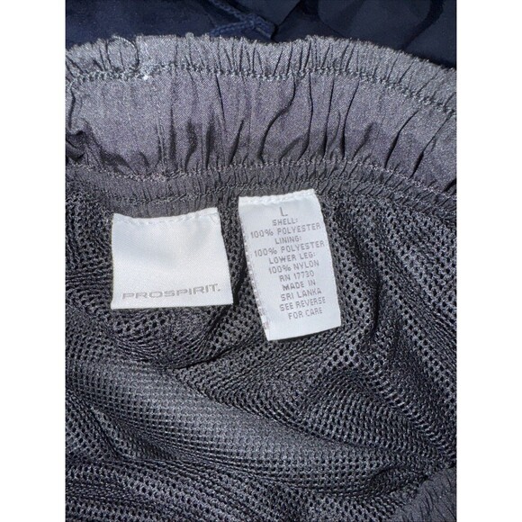 Pro Spirit Athletic Pants Large Navy Blue Elastic Waist Lined Zip Btw (3) Combo - Picture 2 of 7
